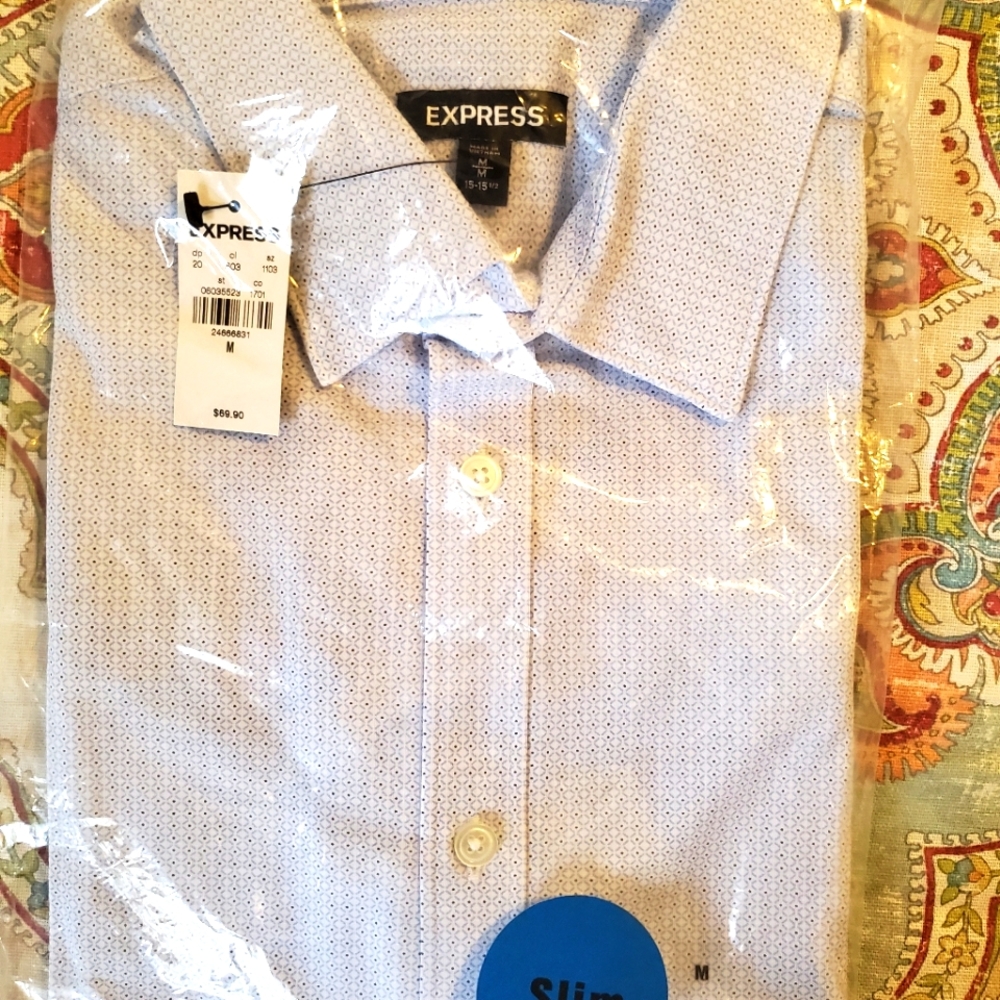 Express long sleeve shirt. NEW IN PACKAGE